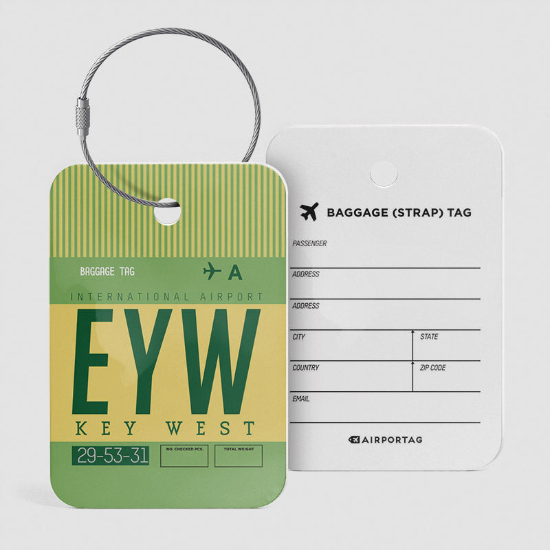EYW - Étiquette de bagage