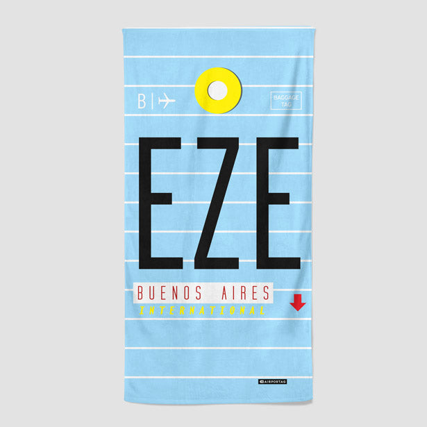 EZE - Beach Towel - Airportag