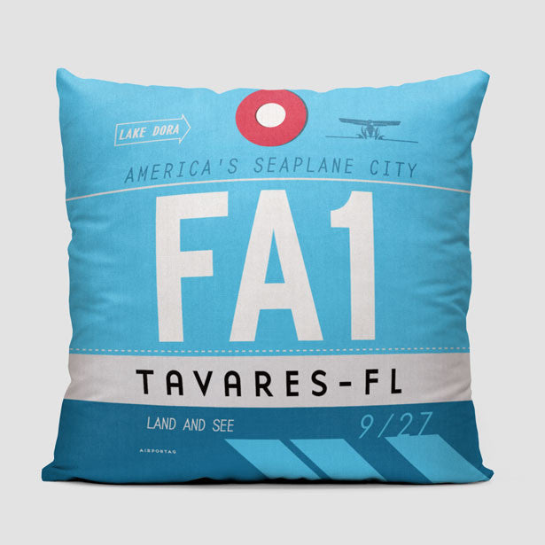 FA1 - Throw Pillow - Airportag