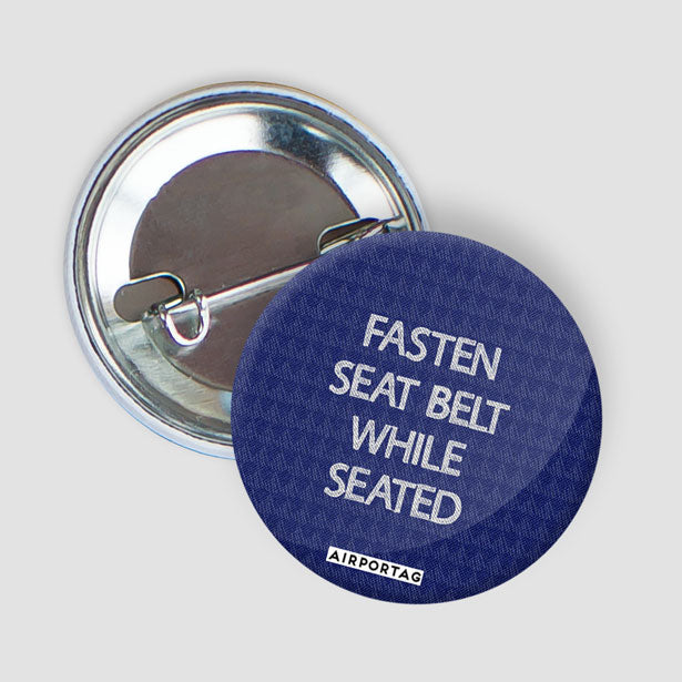 Fasten Seat Belt - Button - Airportag