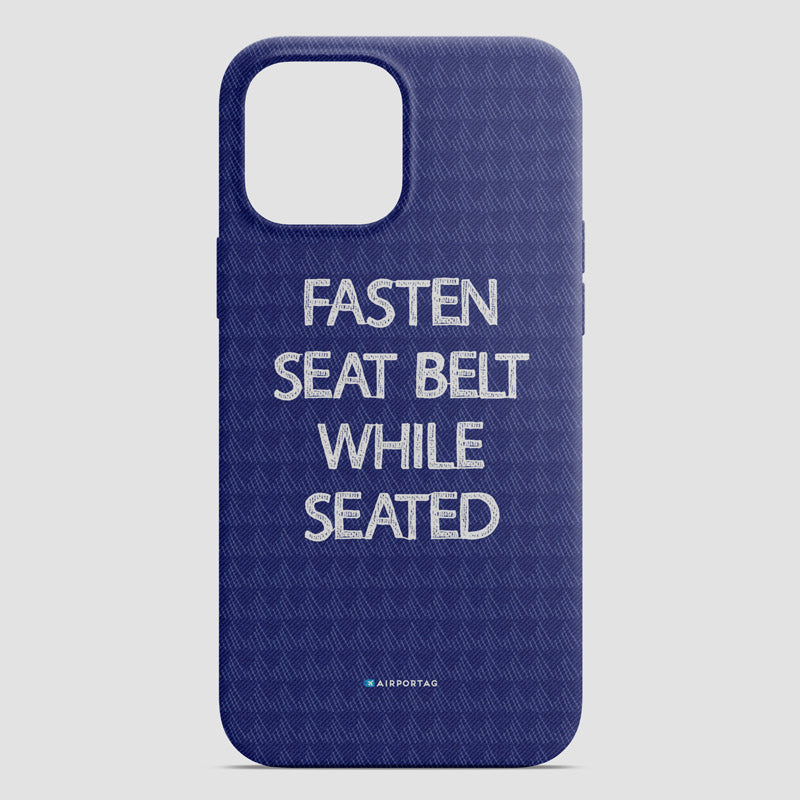 Attacher la ceinture de sécurité - Étui pour téléphone