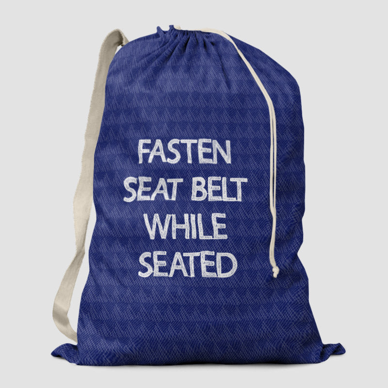 Fasten Seat Belt - Laundry Bag - Airportag