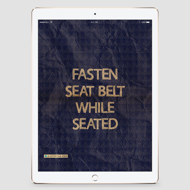 Fasten Seat Belt - Mobile wallpaper - Airportag