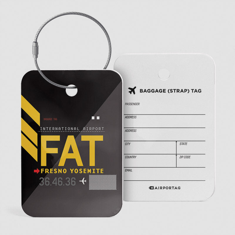 FAT - Étiquette de bagage