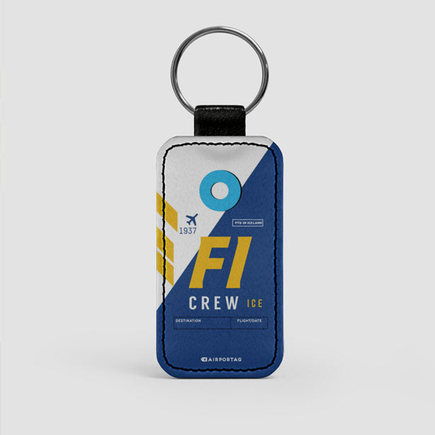 FI - Leather Keychain - Airportag