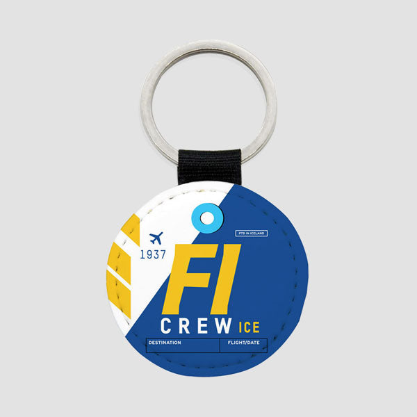 FI - Round Keychain