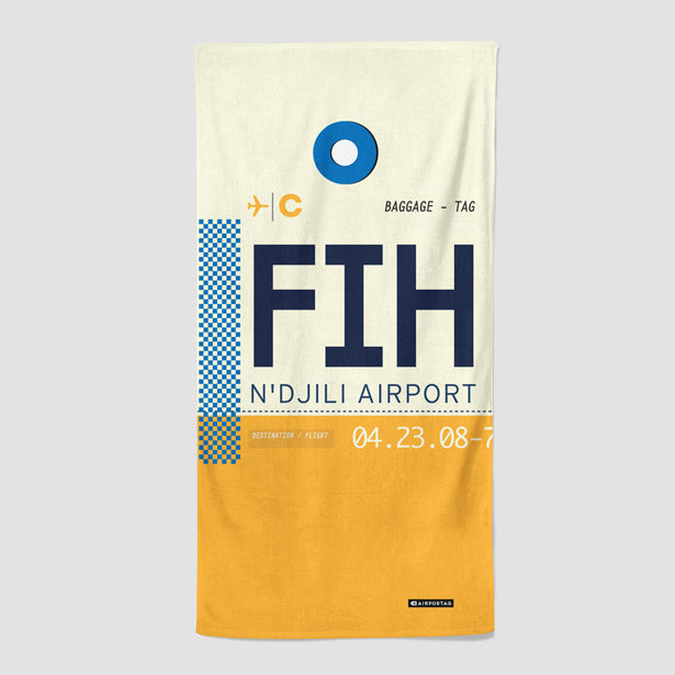 FIH - Beach Towel - Airportag