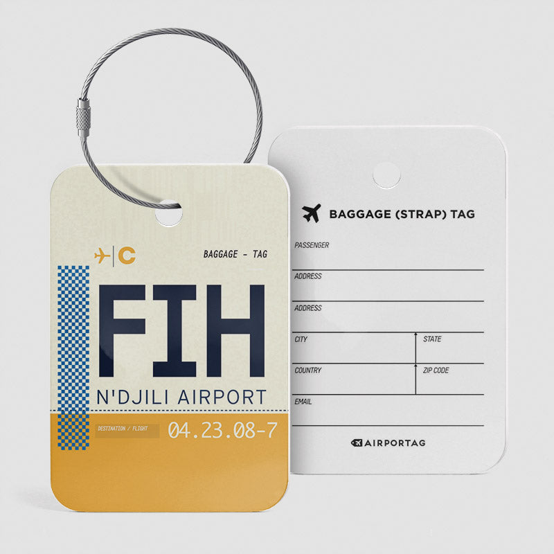 FIH - Étiquette de bagage