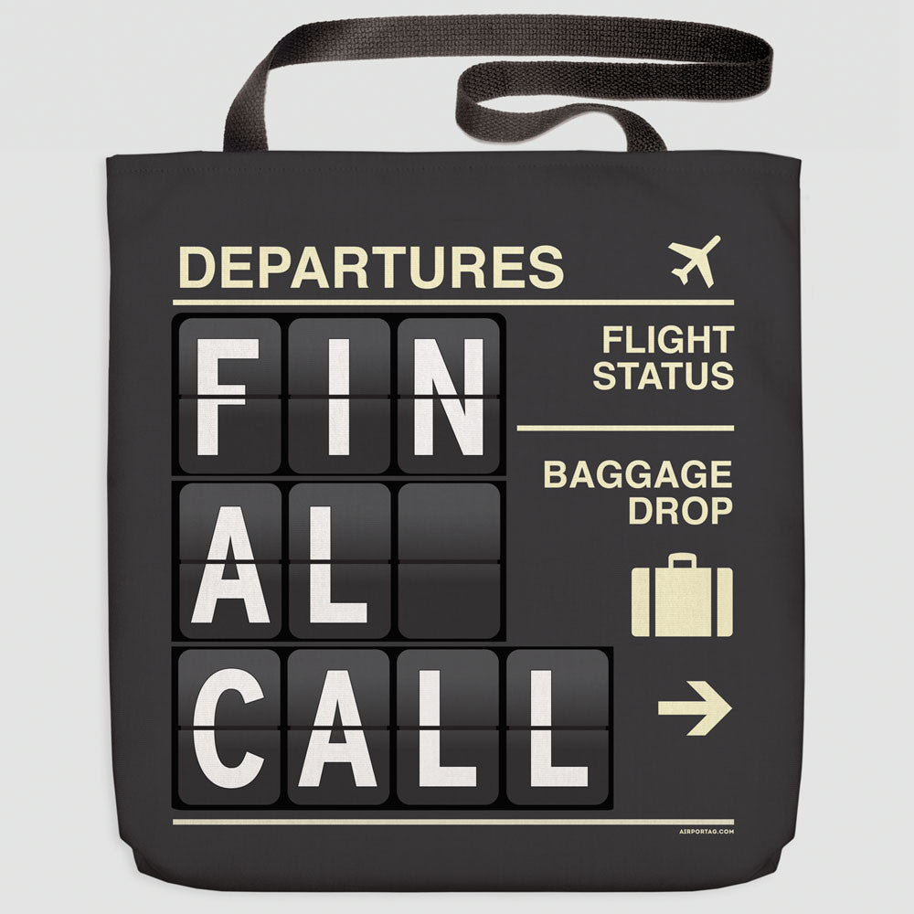 Final Call - Tote Bag - Airportag