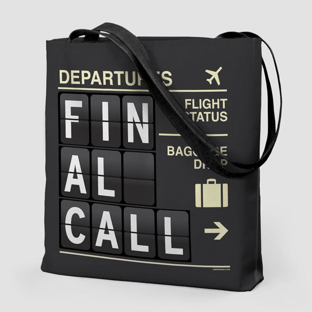 Final Call - Tote Bag - Airportag