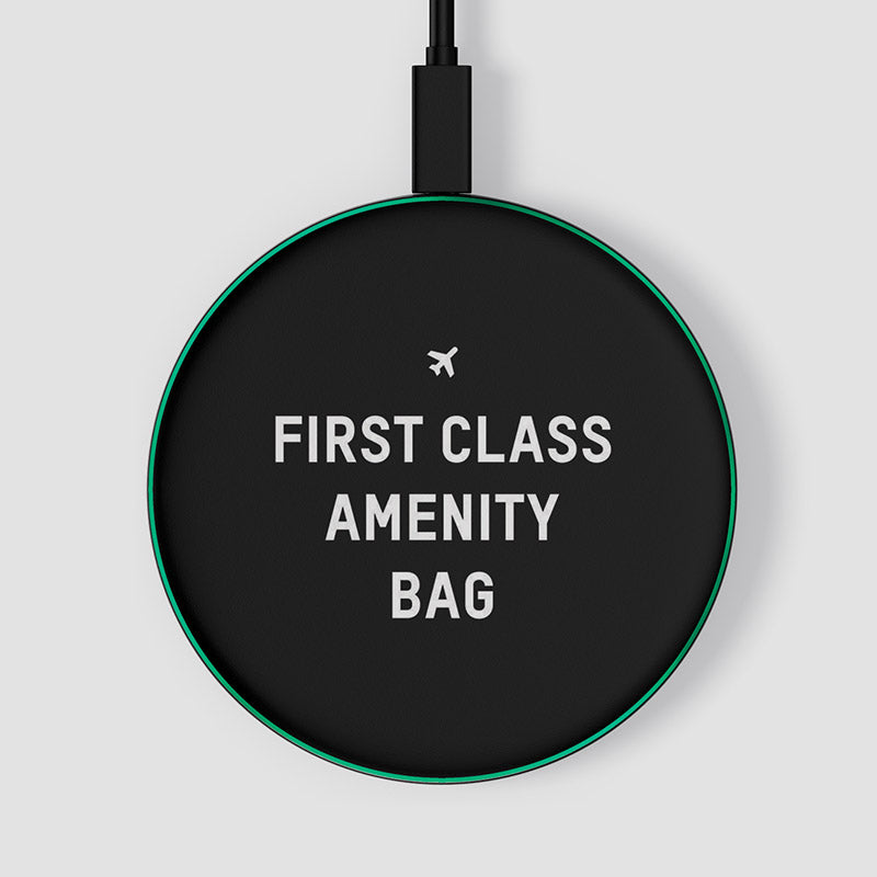 First Class Amenity Bag - Wireless Charger