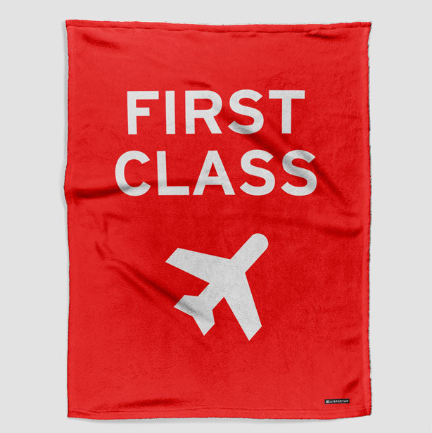First Class - Blanket - Airportag