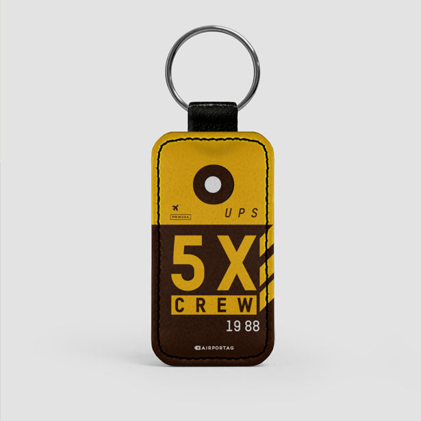 5X - Leather Keychain - Airportag