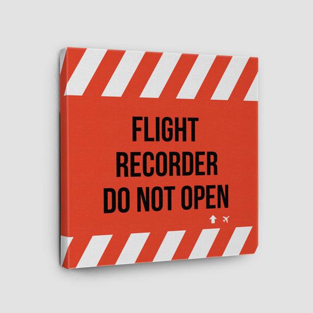 Flight Recorder - Canvas - Airportag
