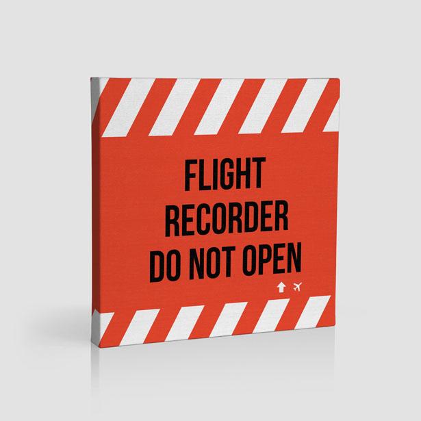 Flight Recorder - Canvas - Airportag