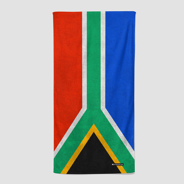 South African Flag - Beach Towel - Airportag