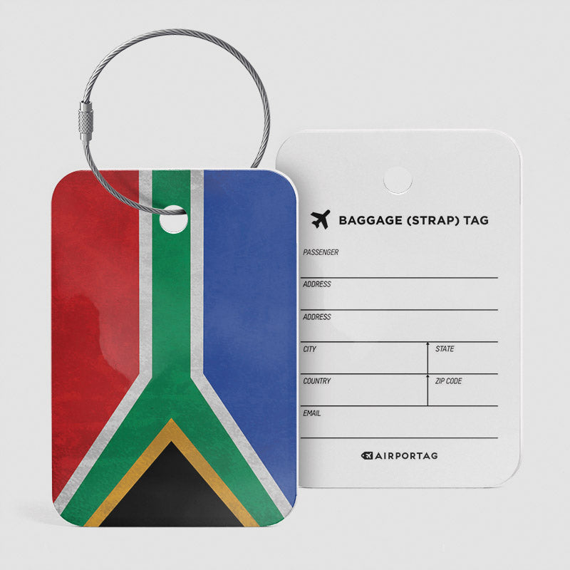 South African Flag - Luggage Tag