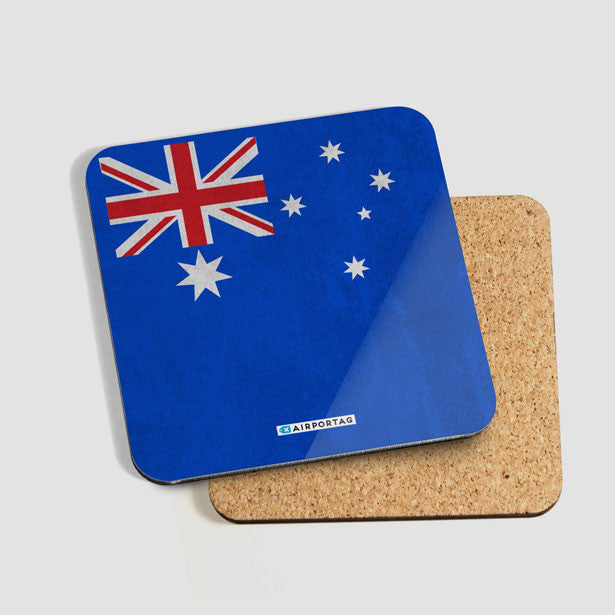 Australian Flag - Coaster - Airportag