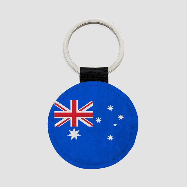 オーストラリア国旗 - ラウンド キーチェーン