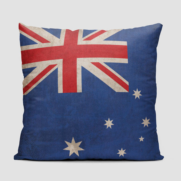 Australian Flag - Throw Pillow - Airportag