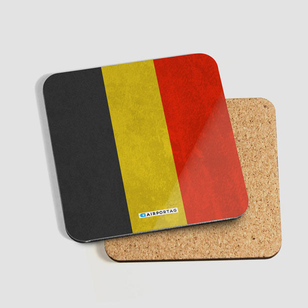 Belgian Flag - Coaster - Airportag