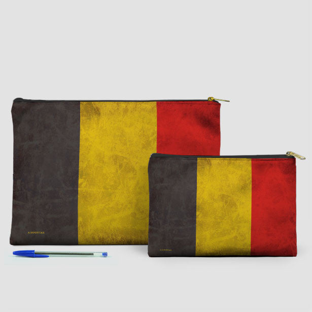 Belgian Flag - Pouch Bag - Airportag