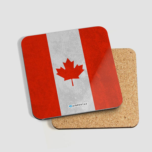 Canadian Flag - Coaster - Airportag