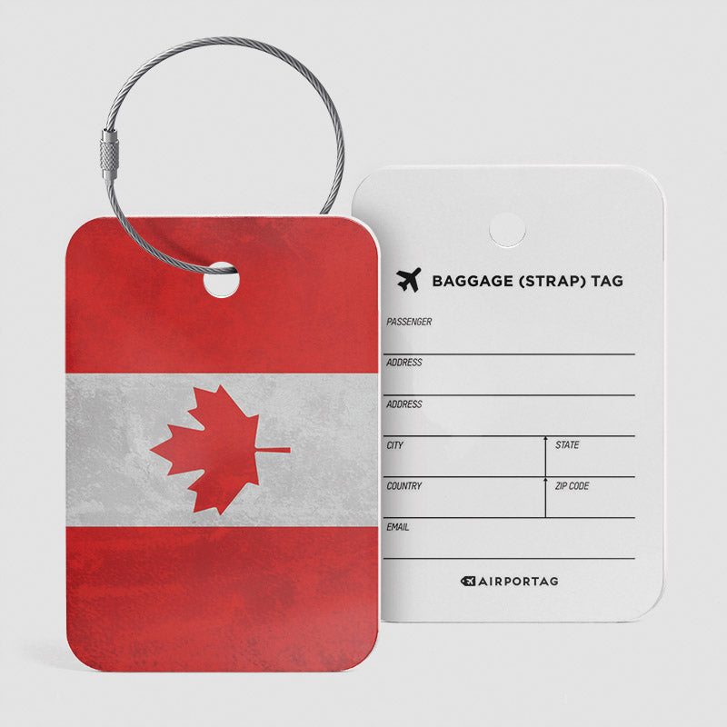 カナダの旗 - 荷物タグ