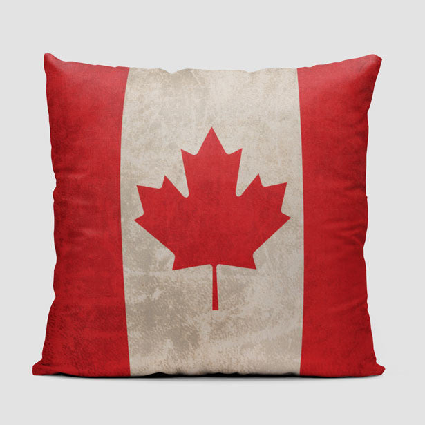 Canadian Flag - Throw Pillow - Airportag