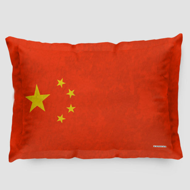 Chinese Flag - Pillow Sham - Airportag