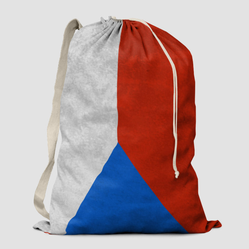 Czech Republic Flag - Laundry Bag - Airportag