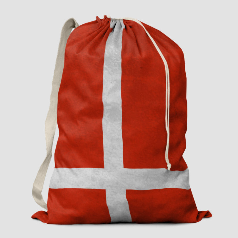 Danish Flag - Laundry Bag - Airportag