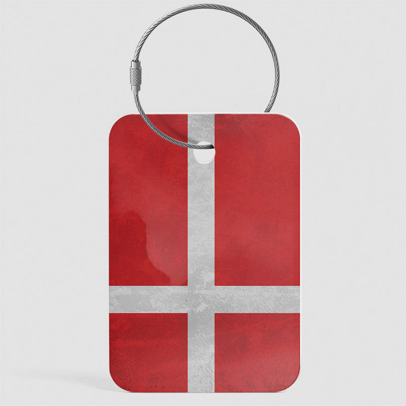 デンマーク国旗 - 荷物タグ