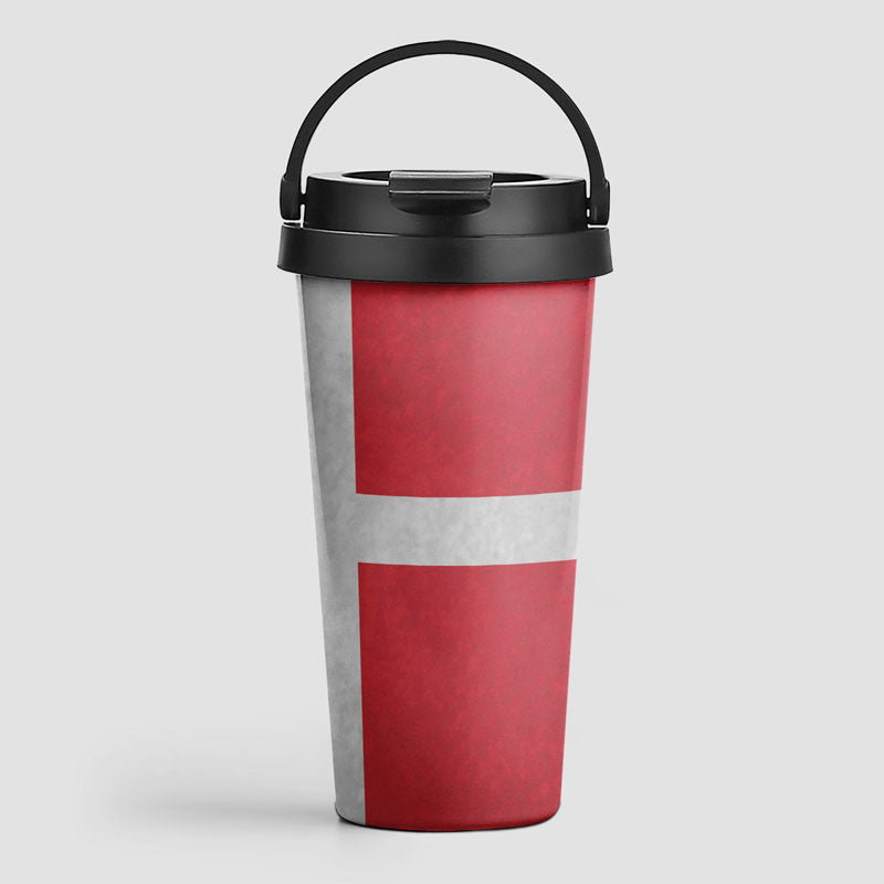 デンマーク国旗 - トラベルマグ