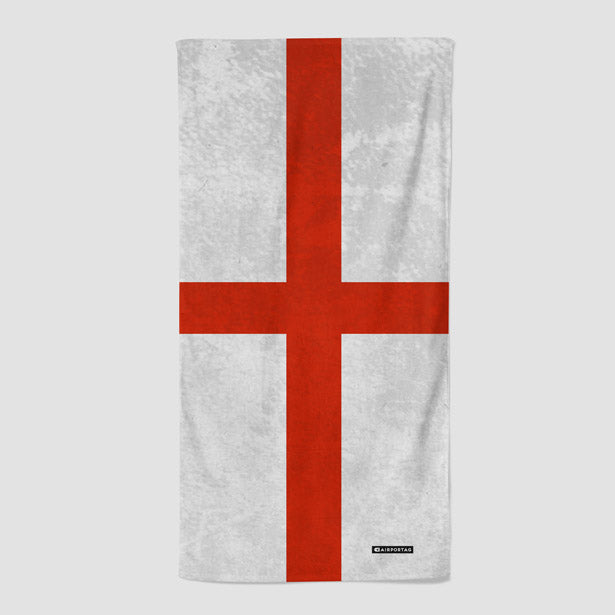 England's Flag - Beach Towel - Airportag