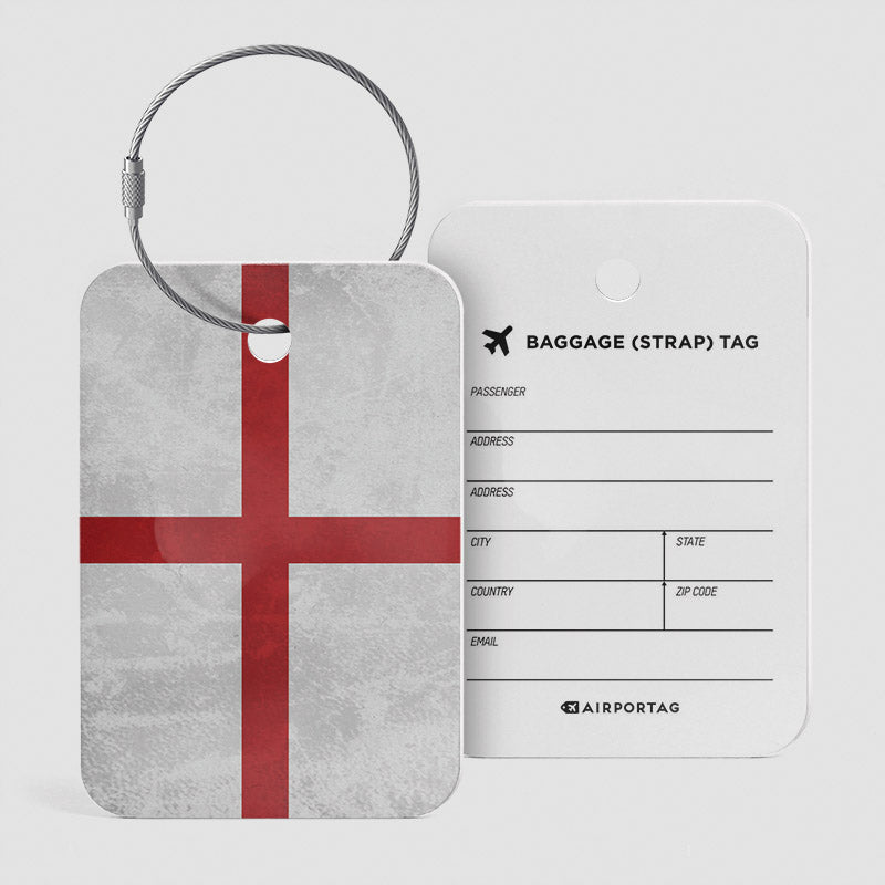 England's Flag - Luggage Tag