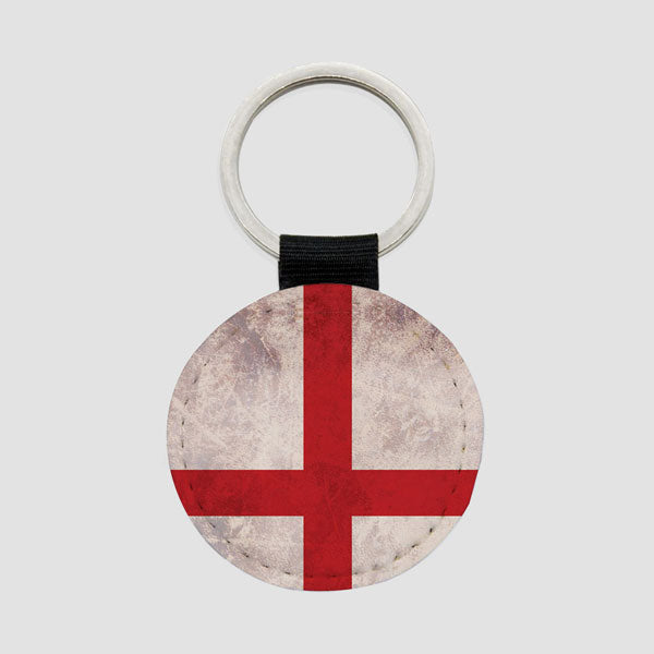 England's Flag - Round Keychain