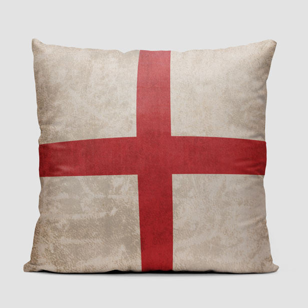 England's Flag - Throw Pillow - Airportag