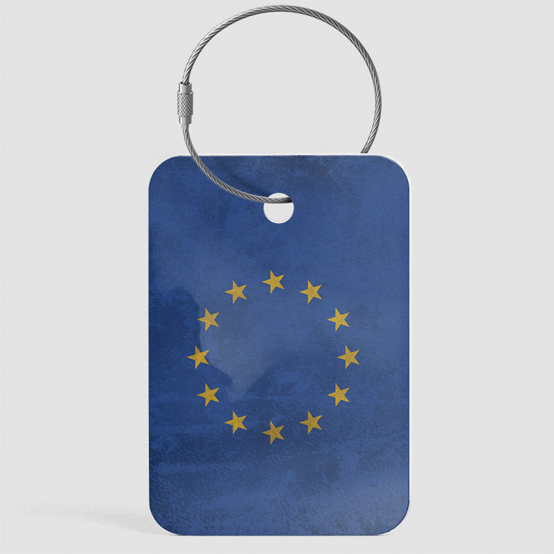 Drapeau européen - Étiquette de bagage