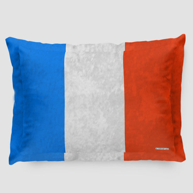 French Flag - Pillow Sham - Airportag