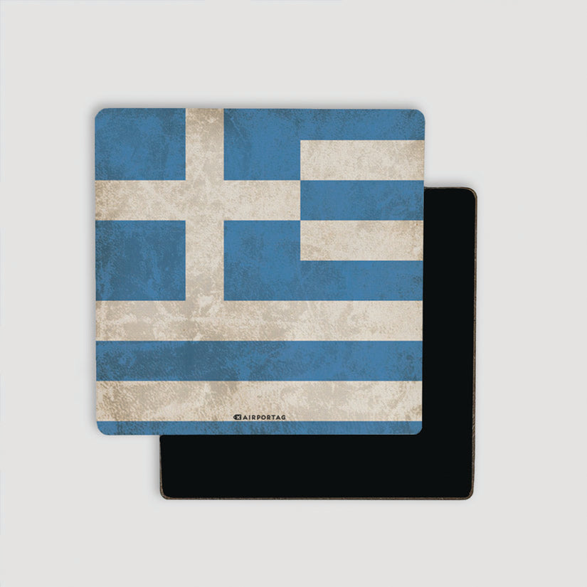 Greek Flag - Magnet