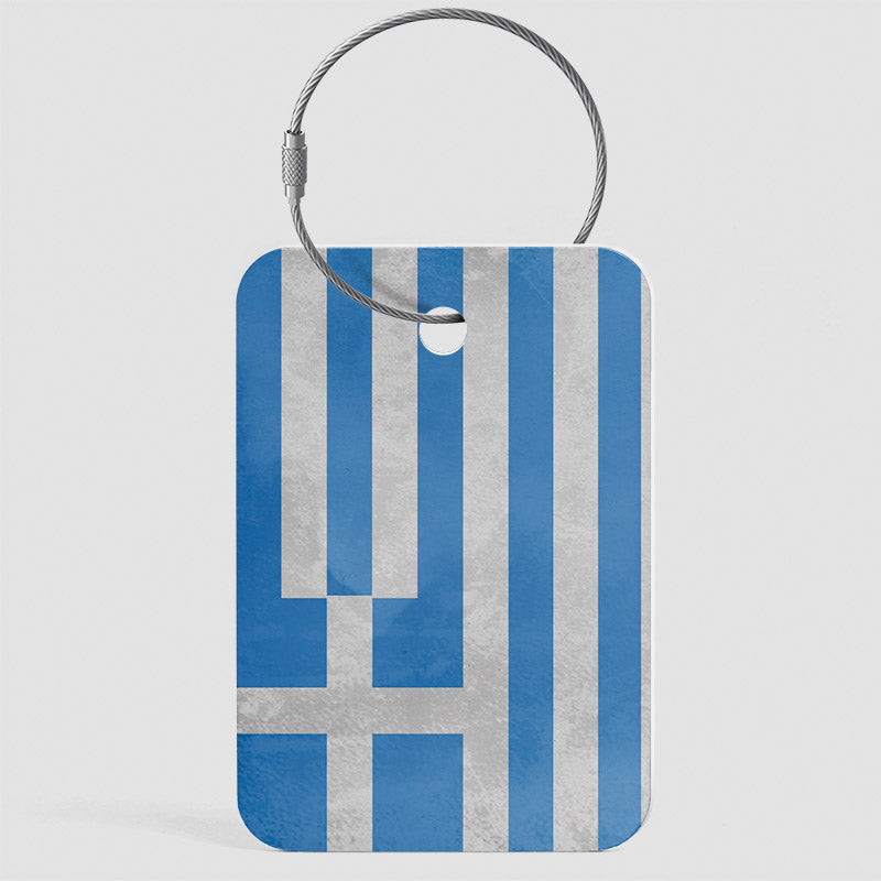 Greek Flag - Luggage Tag