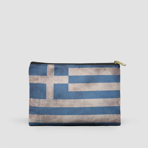 Greek Flag - Pouch Bag - Airportag