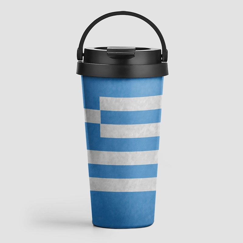Greek Flag - Travel Mug