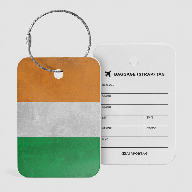 Drapeau irlandais - Étiquette de bagage