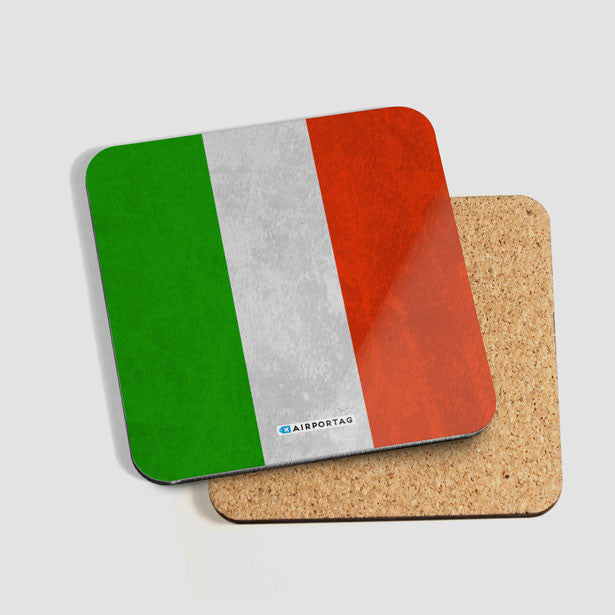 Italian Flag - Coaster - Airportag