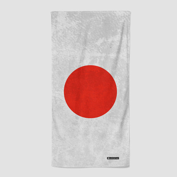 Japanese Flag - Beach Towel - Airportag