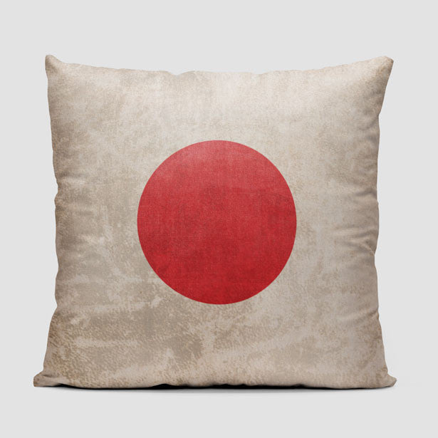 Japanese Flag - Throw Pillow - Airportag