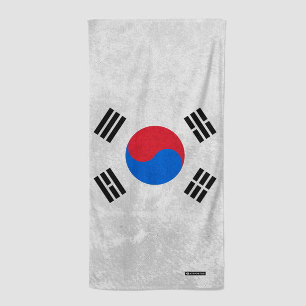 South Korean Flag - Beach Towel - Airportag