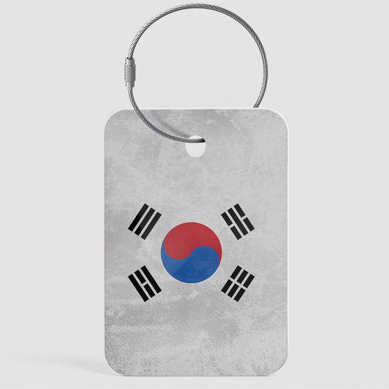 Drapeau sud-coréen - Étiquette de bagage